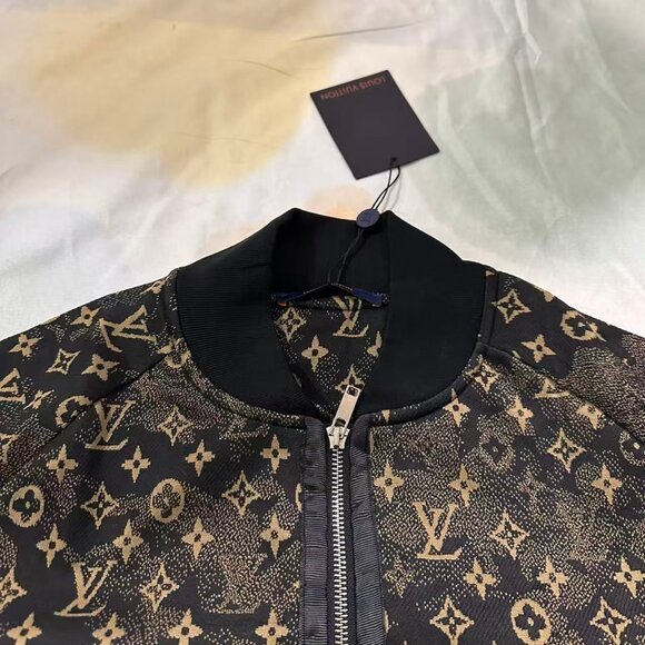 Louis Vuitton Monogram Baseball Jacket, Black - Picture 2 of 6